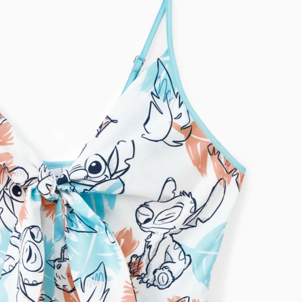 Disney Stitch Dresses with Tropical Flower Gradient - Picture 5 of 7
